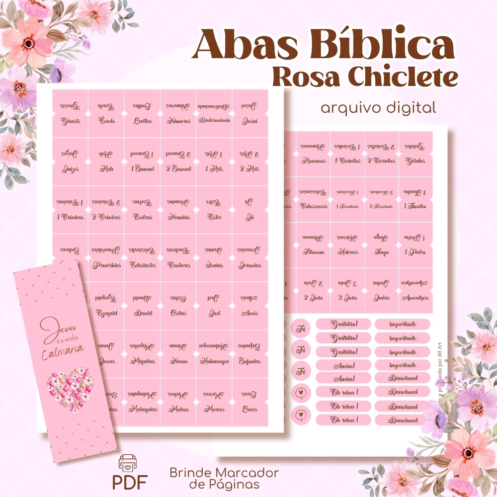 Abas Bíblicas Rosa Chiclete - Arquivo Digital