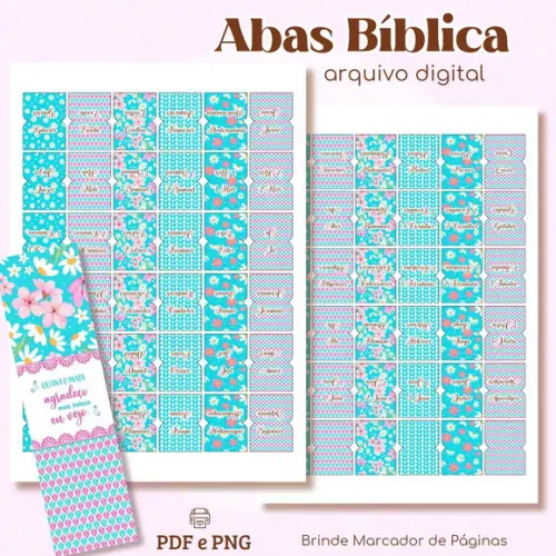 Abas Bíblicas #051 - Arquivo Digital - Floral Margaridas 1