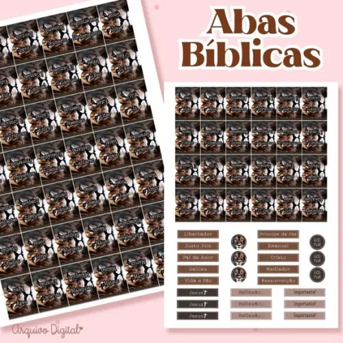 Abas Bíblicas #016 Leão Marrom - Arquivo Digital