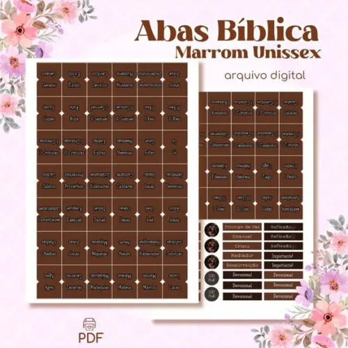 Abas Bíblicas Colorful - Arquivo Digital