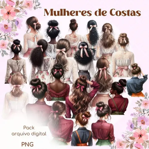 Kit Digital Mulher de Costas