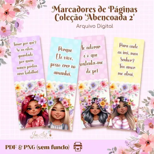 Marca Páginas Coleção Abençoada 2
