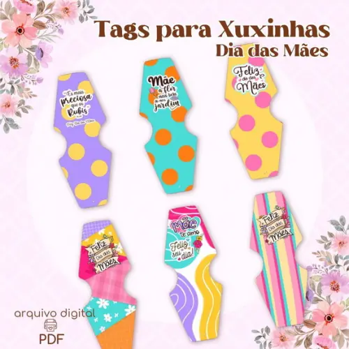 Tags para Xuxinhas Dia das Mães #3 (arte Digital)