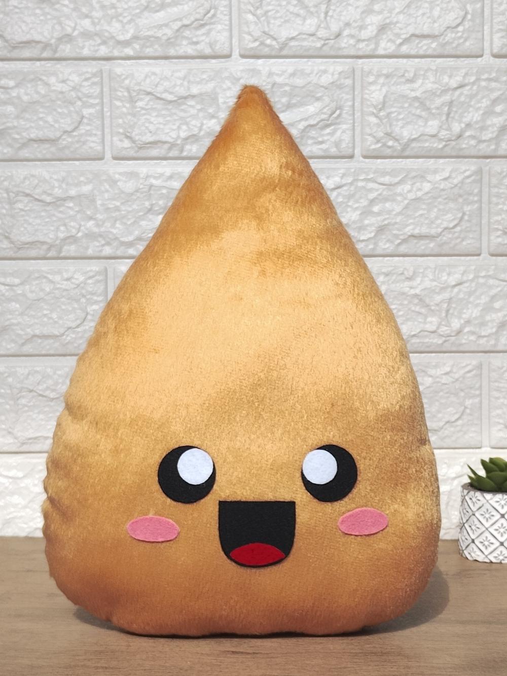 Coxinha almofada pelúcia