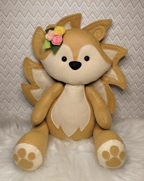Porco Espinho Feltro para Decoração Festa Bosque