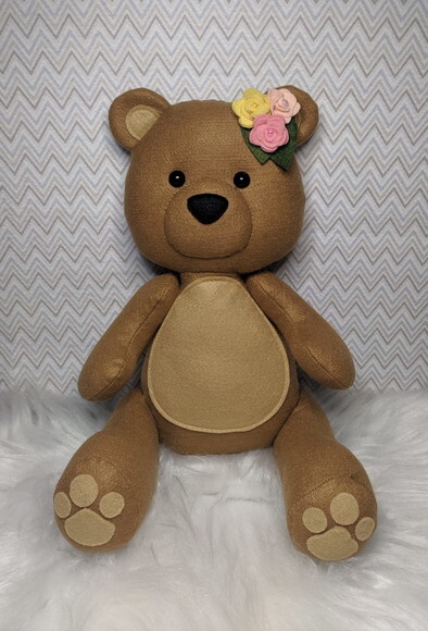 Urso em Feltro Decoração Festa Bosque