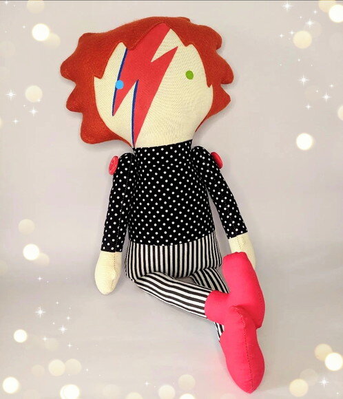 Boneco de Pano David Bowie