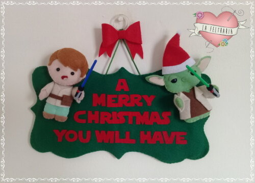 Enfeite de Porta Natal Star Wars