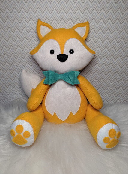 Raposa em Feltro para Decoração Festa Bosque