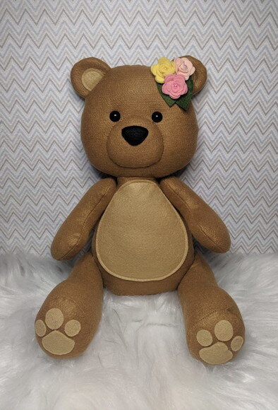 Urso em Feltro Decoração Festa Bosque