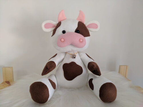 Vaquinha em Feltro Decoração Fazendinha