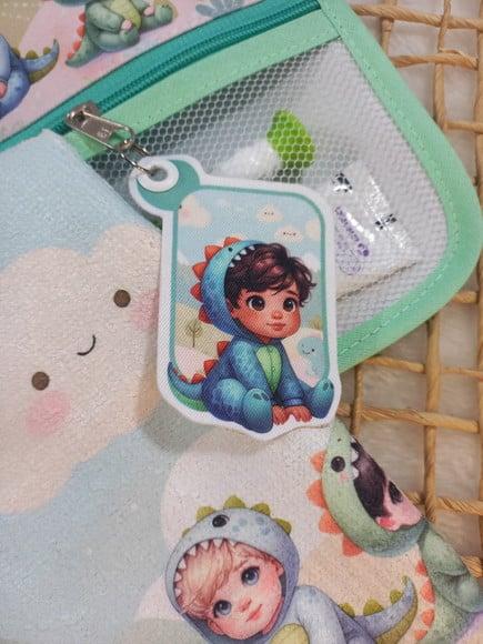 1x Estojo Higiene Bucal Personalizado com 1x Toalhinha.