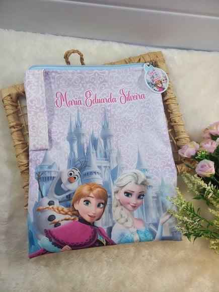 2 x Saquinho Personalizado, Infantil 28x35 1x Estojo Bucal.