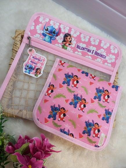 2 x Saquinho Personalizado, Infantil 30x30 1x Estojo Bucal.