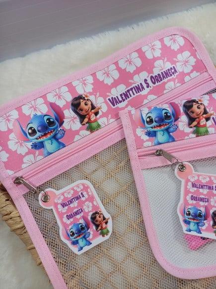 2 x Saquinho Personalizado, Infantil 30x30 1x Estojo Bucal.