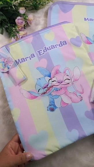 2x Saquinho para Roupas Personalizado 2x Toalhinha Personage