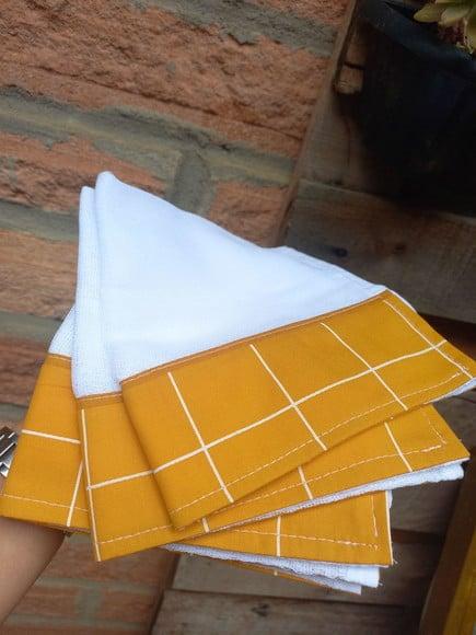 4x Fralda Pano, Boca, Babete, 100% Algodão, Enxoval do Bebê.