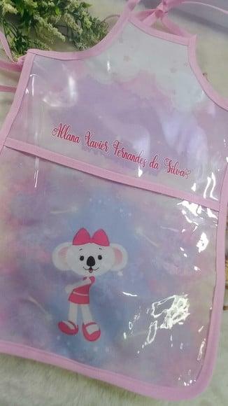 Avental Infantil Lilica Replica, com Plástico na Frente
