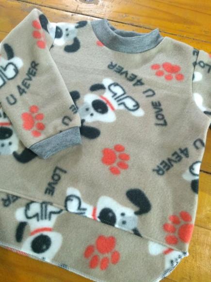 Blusa Infantil de Inverno Microsoft. ( 1 ano )