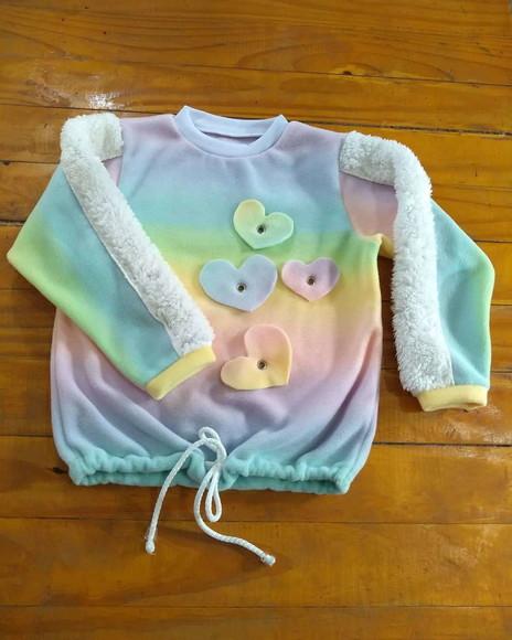 Blusa Infantil de Inverno Microsoft. ( 1 ou 2 anos )