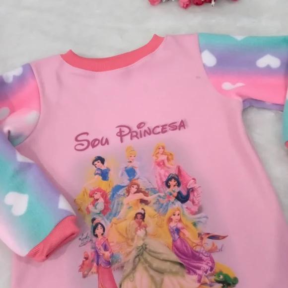 Blusa Soft Princesas 2 anos.