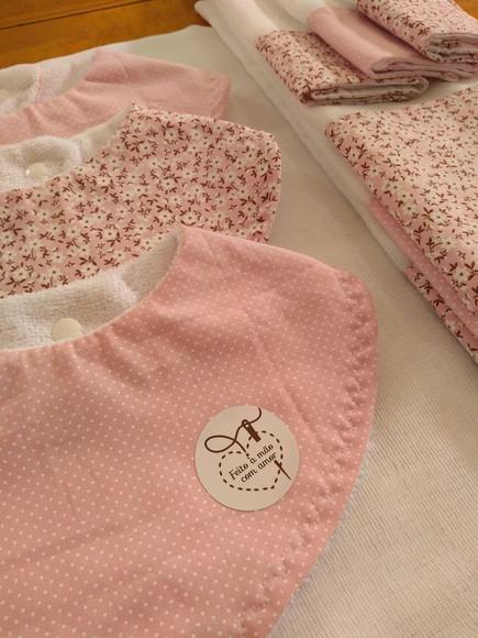 Conjunto de Fraldas de pano.
