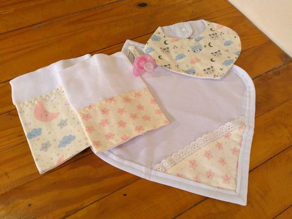 Conjunto de Fraldas de pano.