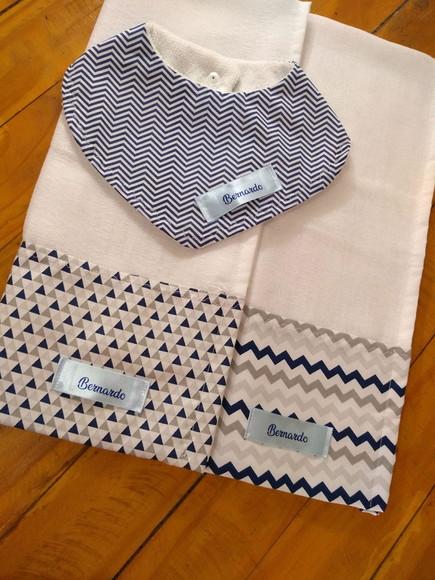 Conjunto de Fraldas de pano.