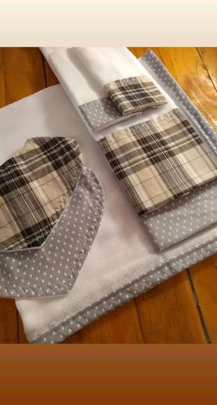 Conjunto de Fraldas de pano.