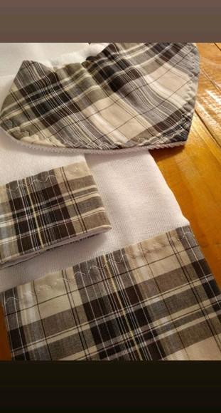 Conjunto de Fraldas de pano.