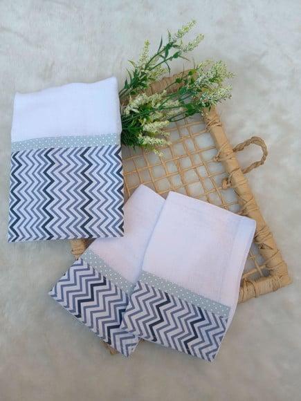 Conjunto de Fraldas de Pano.
