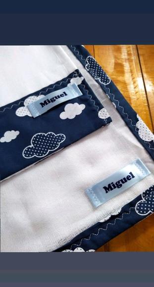 Conjunto de Fraldas, Personalizado com nome.