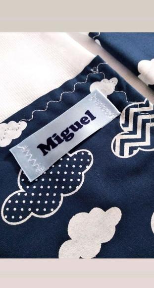 Conjunto de Fraldas, Personalizado com nome.