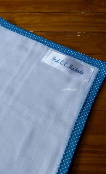 Conjunto Fraldas de pano personalizadas.