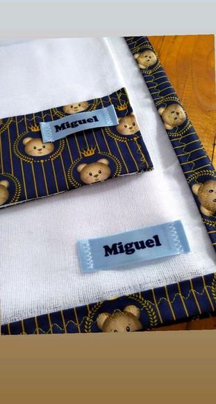 Conjunto de Fraldas, Personalizado com Nome.
