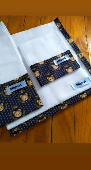 Conjunto de Fraldas, Personalizado com Nome.