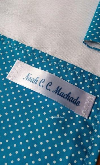 Conjunto Fraldas de pano personalizadas.
