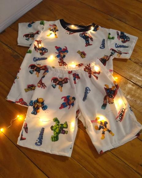 Conjunto infantil de verão 2 anos.