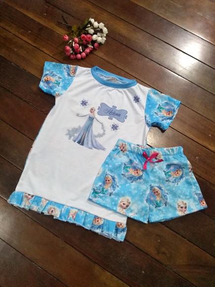 Conjunto infantil Personalizado de verão 4 anos.