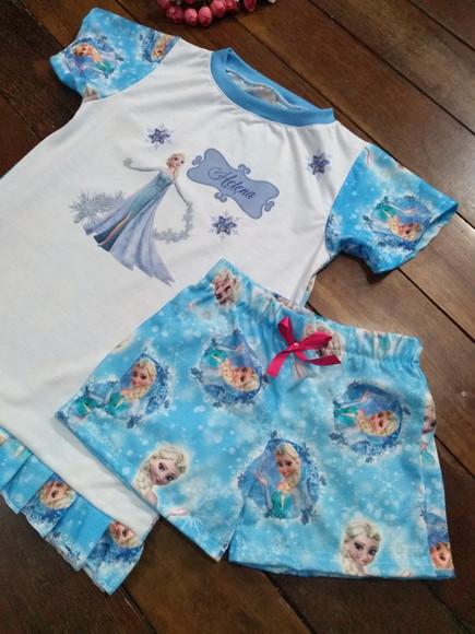 Conjunto infantil Personalizado de verão 4 anos.
