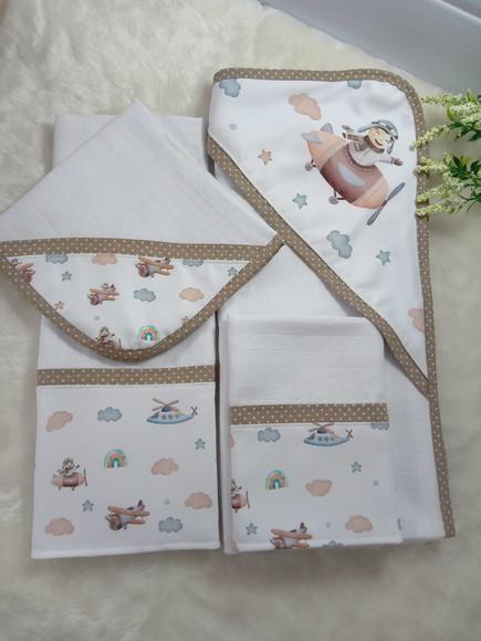 Conjunto, Fraldas de Pano Grossa Premium...