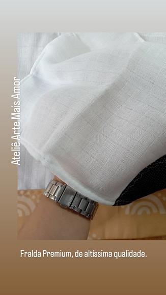 Conjunto, Fraldas de Pano Grossa Premium...