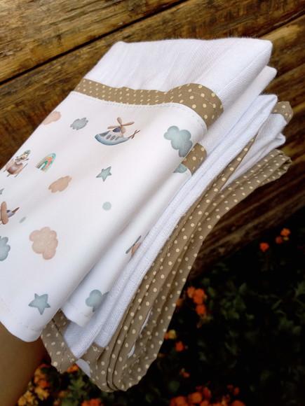 Conjunto, Fraldas de Pano Grossa Premium...
