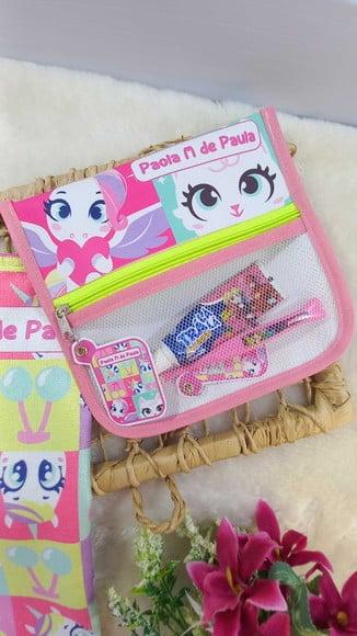 Estojo Higiene Bucal Personalizado com Toalhinha.