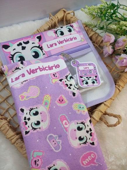 Estojo Higiene Bucal Personalizado com Toalhinha.