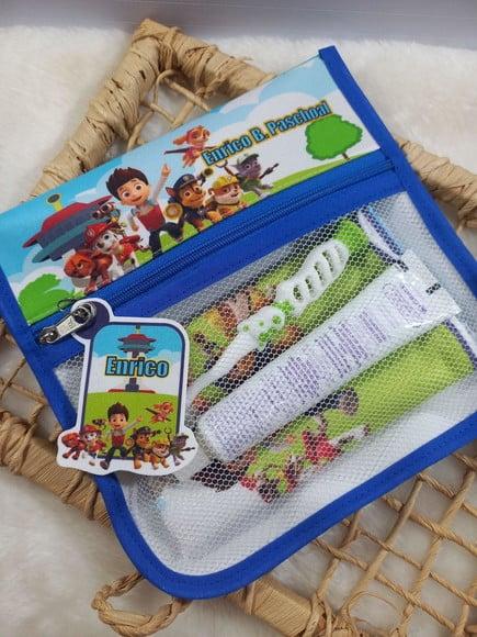 Estojo Higiene Bucal Personalizado com Toalhinha.