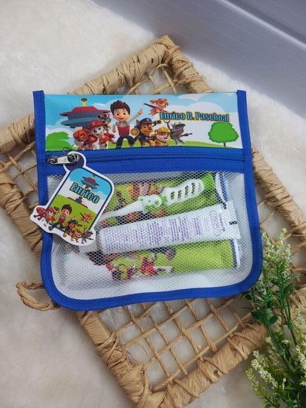 Estojo Higiene Bucal Personalizado com Toalhinha.