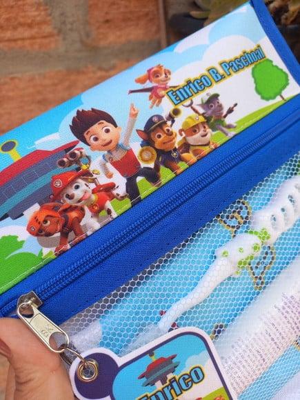 Estojo Higiene Bucal Personalizado com Toalhinha.