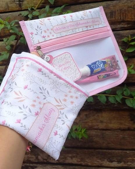 Estojo Higiene Bucal Personalizado com Toalhinha.