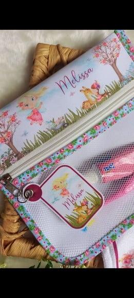 Estojo Higiene Bucal Personalizado com Toalhinha.